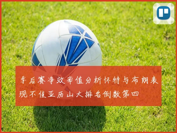 季后赛净效率值分析怀特与布朗表现不佳亚历山大排名倒数第四